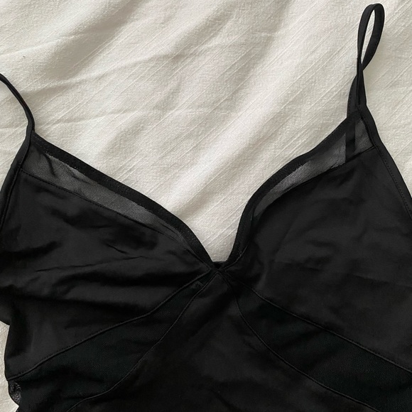 ZARA mesh insert bodysuit NWT - Picture 3 of 5